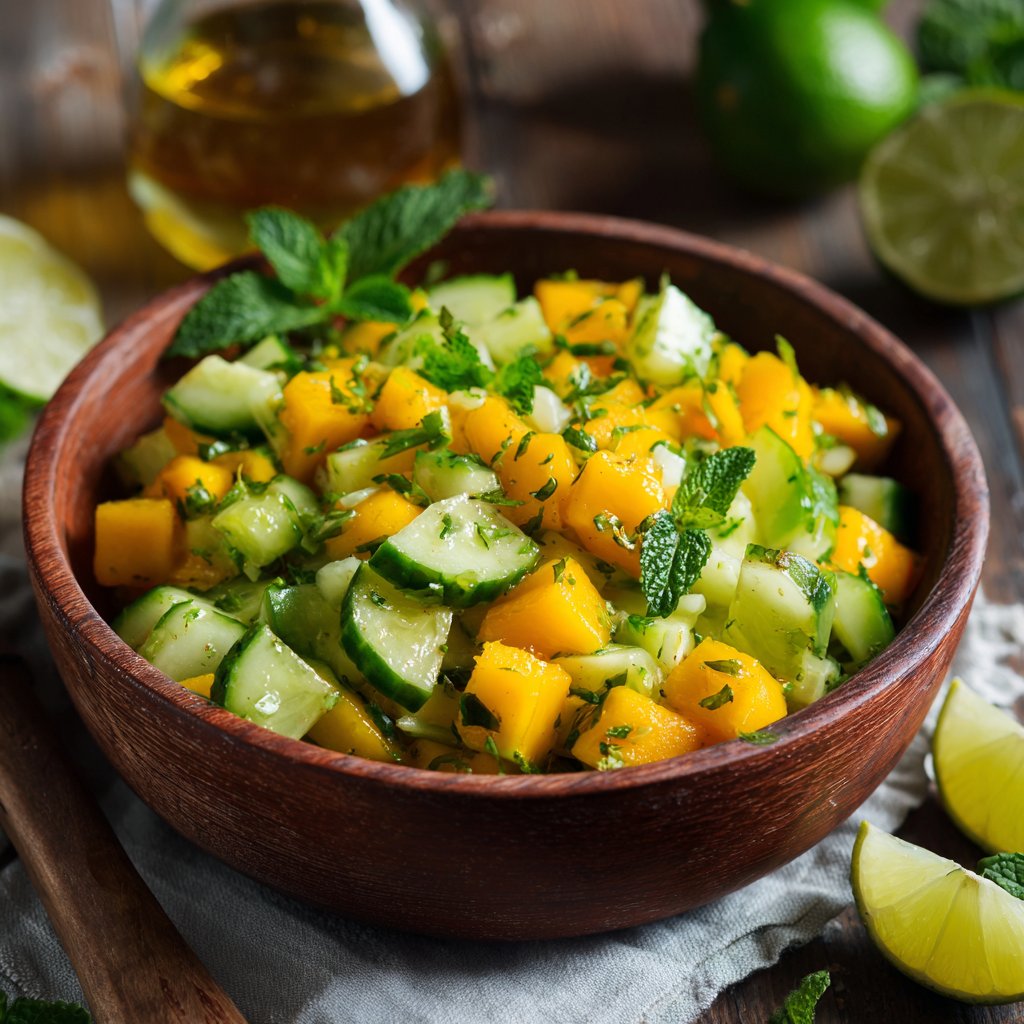 Mango-Cucumber Salad for Summer