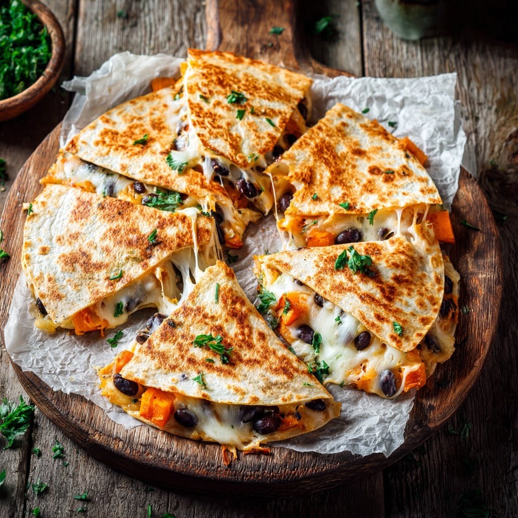 Sweet Potato and Black Bean Quesadillas