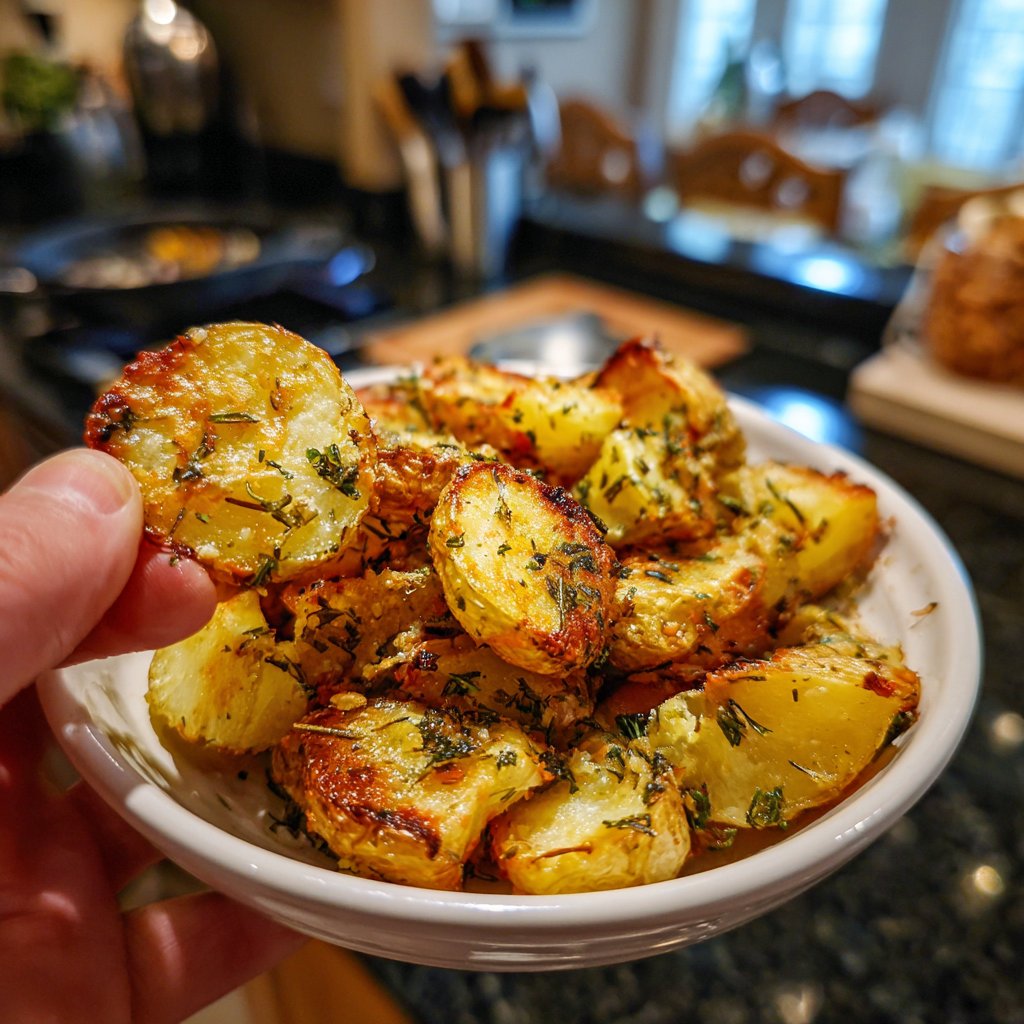 Garlic and Sage Airfried Potatoes