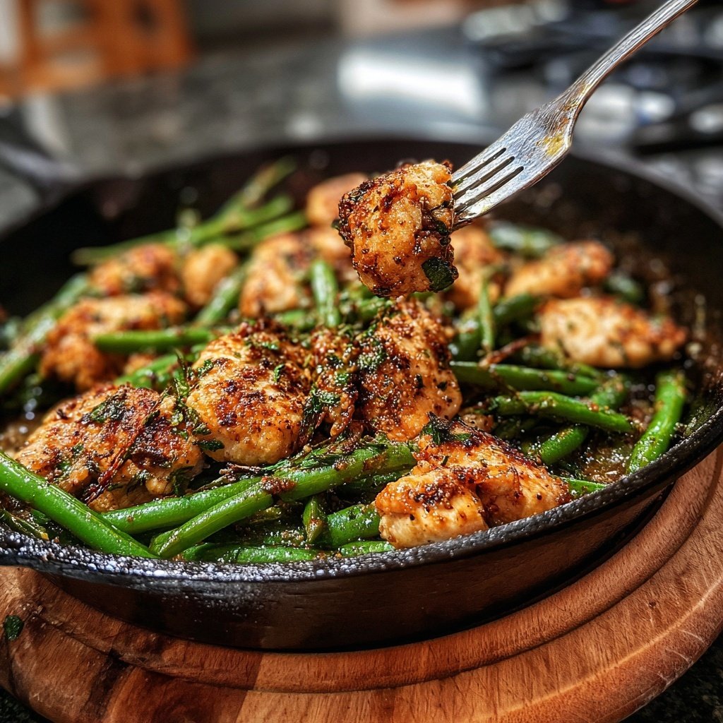 Herbed Chicken & Green Bean Skillet